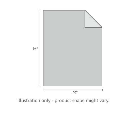 Amazon Basics White Down Alternative Comforter and Duvet Insert with Corner Tabs (Twin, Warm)
