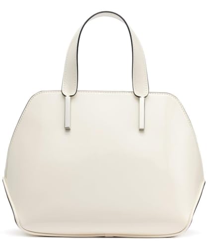Calvin Klein Audrey Triple Compartment Satchel, Cherub White Floral, One Size