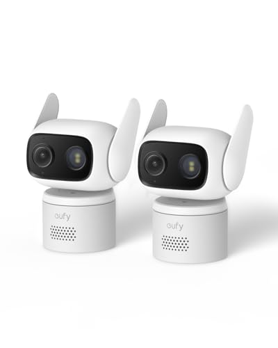 eufy Security Indoor/Outdoor Camera C31(2-Pack), IP66, No Subscription