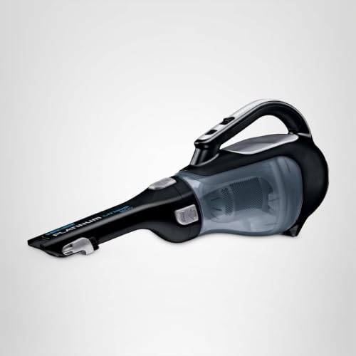 BLACK+DECKER dustbuster 20V Hand Vacuum Cordless Rechargeable, Car Vacuum Portable, Powerful Suction AdvancedClean Hand Vac with Extendible Crevice Tool, Flip-Up Brush and Charging Base (BDH2000L)