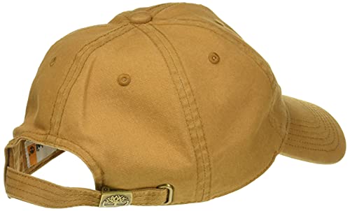 Timberland Men's Cotton Canvas Baseball Cap, Wheat Boot, One Size
