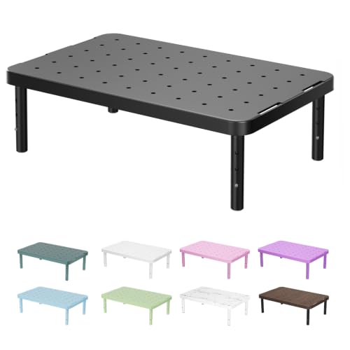 WALI Computer Monitor Stand for Desk, Adjustable Laptop Riser, up to 44 lbs
