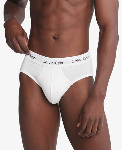 Calvin Klein Men's Cotton Stretch 3-Pack Brief, 3 White, XX-Large