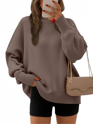 EFAN Womens Oversized Sweaters Batwing Sleeve 2026 Fall Fashion Outfits