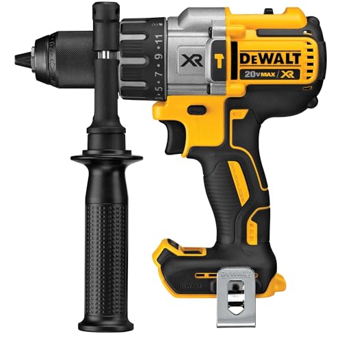 DEWALT 20V MAX XR Cordless Hammer Drill Driver Brushless, Heavy Duty 1/2", 3-Speed, Tool Only (DCD996B)