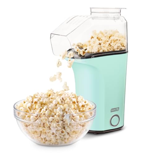 Dash Fresh Pop Popcorn Maker, 16-Cup Hot Air Popper, Aqua