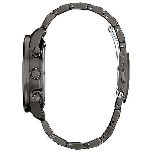 Citizen Men's Eco-Drive Sport Casual Brycen Weekender Chronograph Gray Stainless Steel Watch, 12/24 Hour Time, Date, Luminous Markers, 44mm