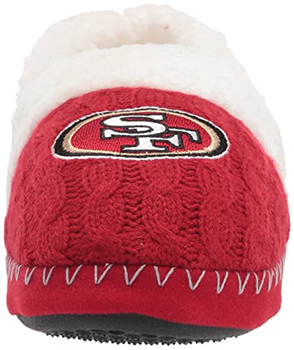 foco NFL NFL Womens Team Color Moccasin Slipper - L