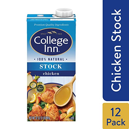 COLLEGE INN Chicken Stock, 32 oz (Pack of 12) Carton
