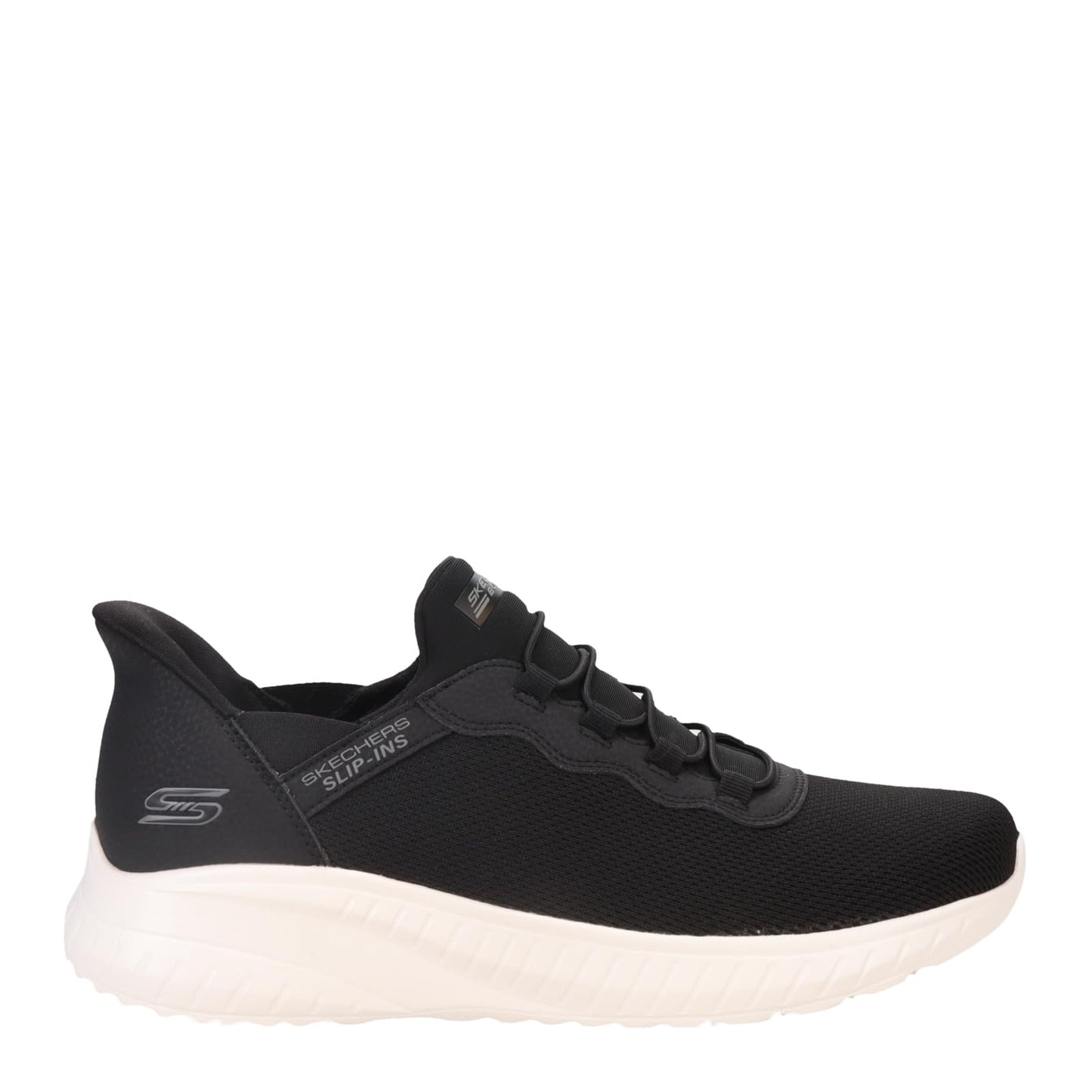 Skechers Men's Hands Free Slip-ins Skechers Bobs Squad Chaos - Daily Hype, Black, 12