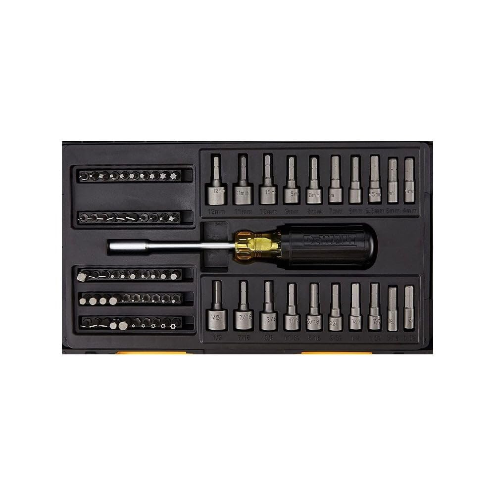 DEWALT Screwdriver Bit Set with Nut Drivers, 71-Piece (DWMT73808)