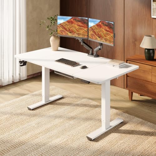 SANODESK 63x32'' Large Height Adjustable Ergonomic Electric Standing Desk