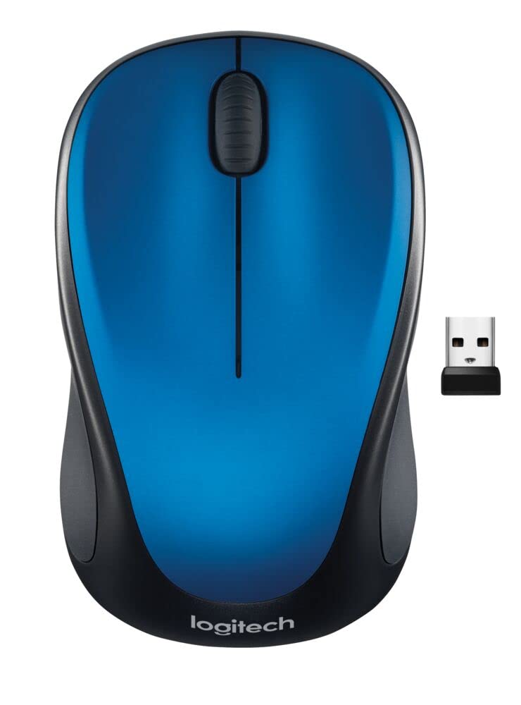 Logitech M317 Wireless Mouse, 2.4 GHz with USB Receiver, 1000 DPI Opti ...