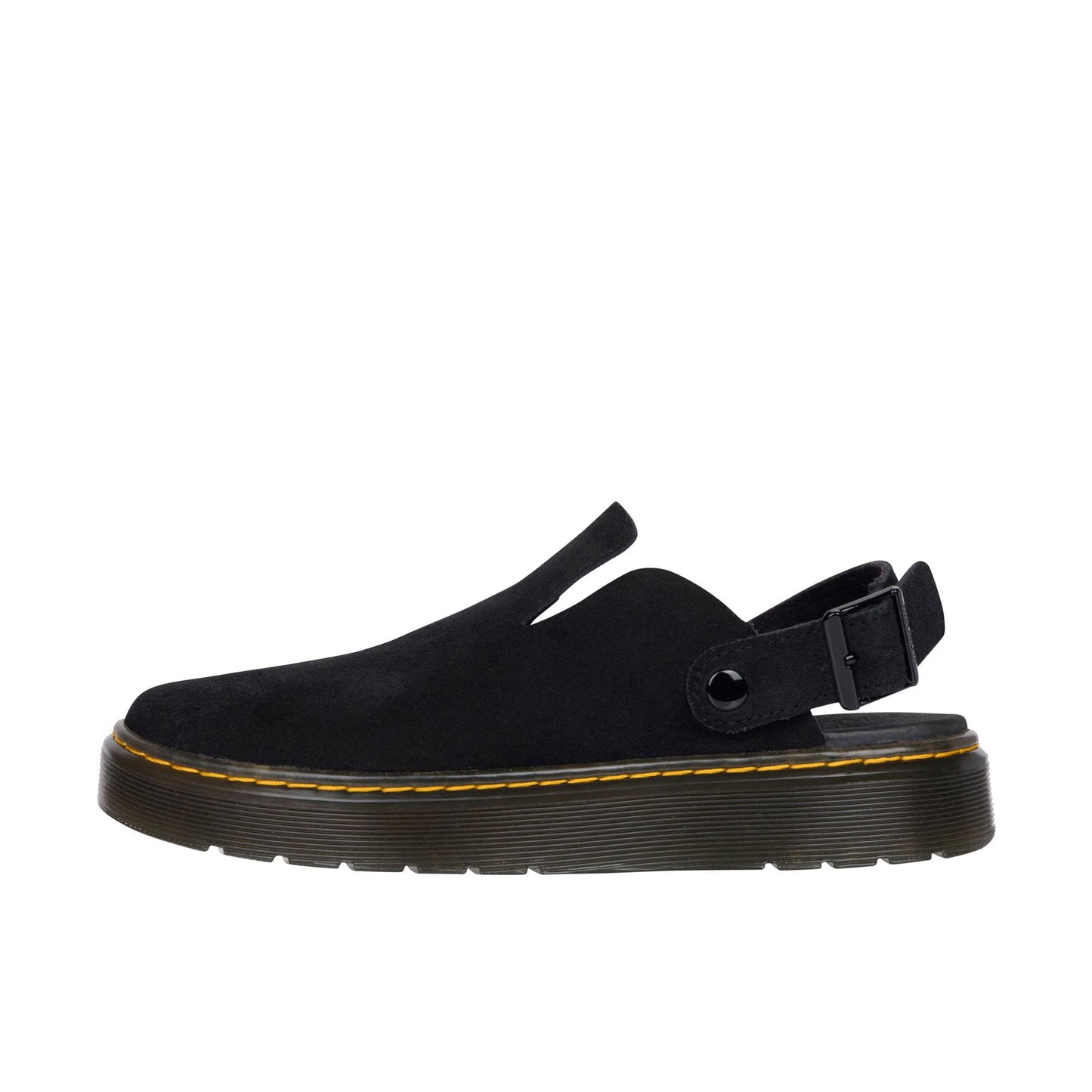 Dr. Martens Unisex Carlson Mule, Black E.H Suede Mb, 6 US Men