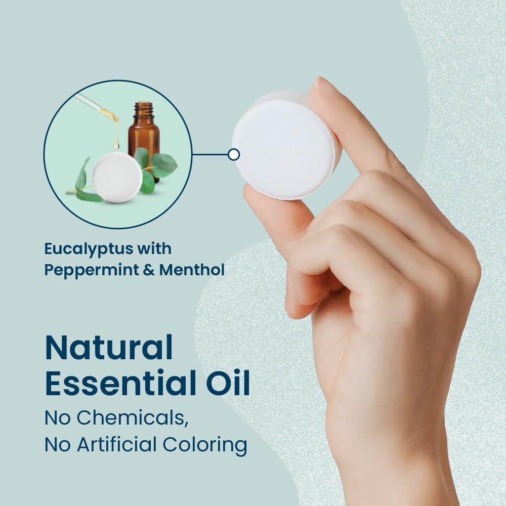 Body Restore Shower Steamers Aromatherapy 15 Pack - Fathers Day Unique Gifts for Dad, Grandpa, Birthday Gift for Mom, Daughter, Son, Best Friend, Travel Essentials, Self Care - Eucalyptus