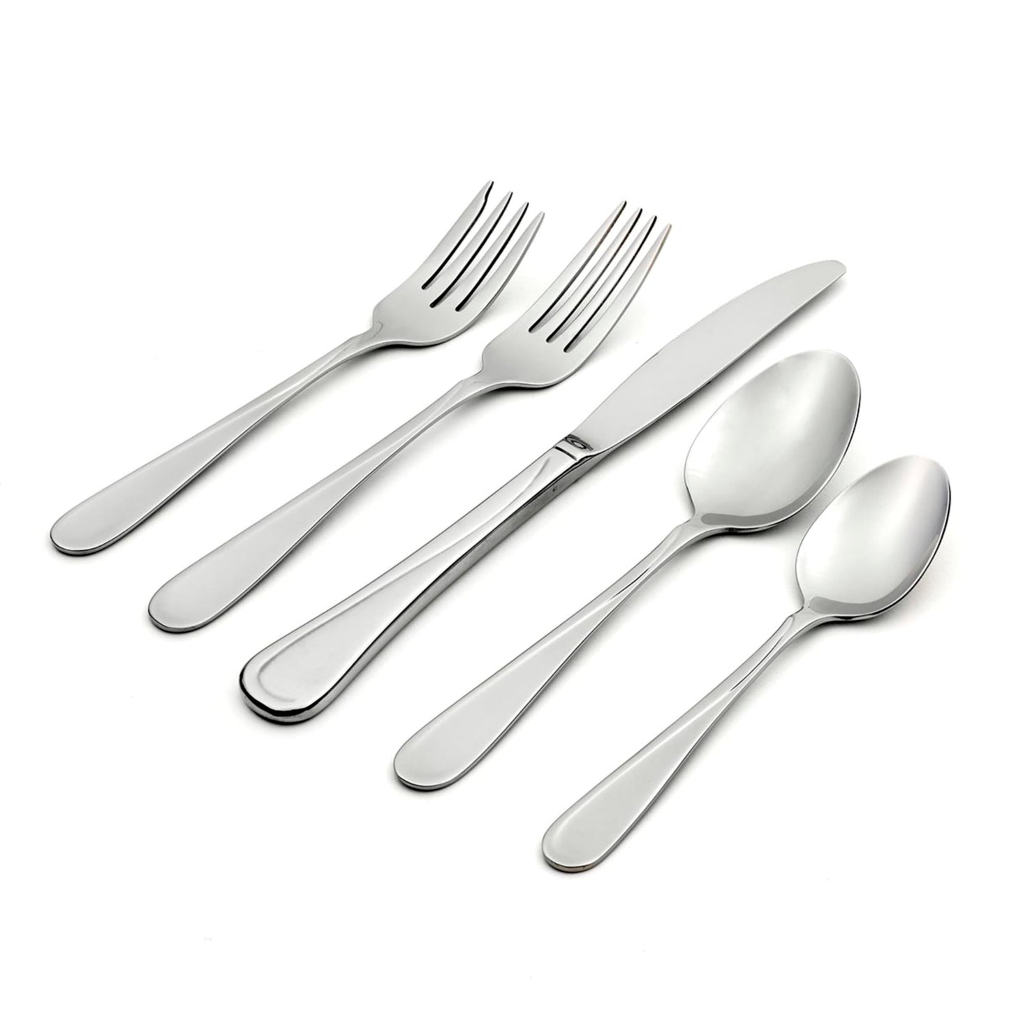 Oneida 2865020B Flight 20-Piece Stainless Steel Flatware Set, Service for 4