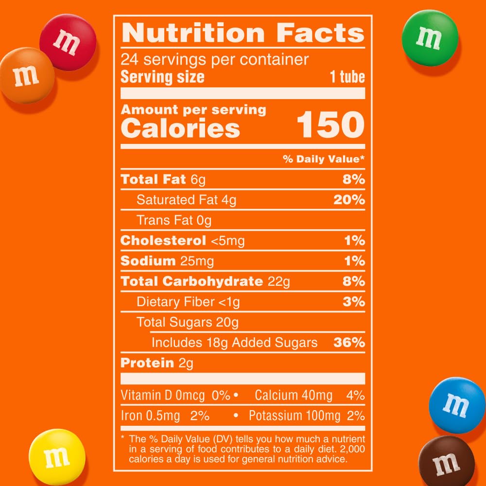 M&M'S MINIS Full Size Milk Chocolate Candy Bulk Pack, 1.08 Ounce (Pack of 24)