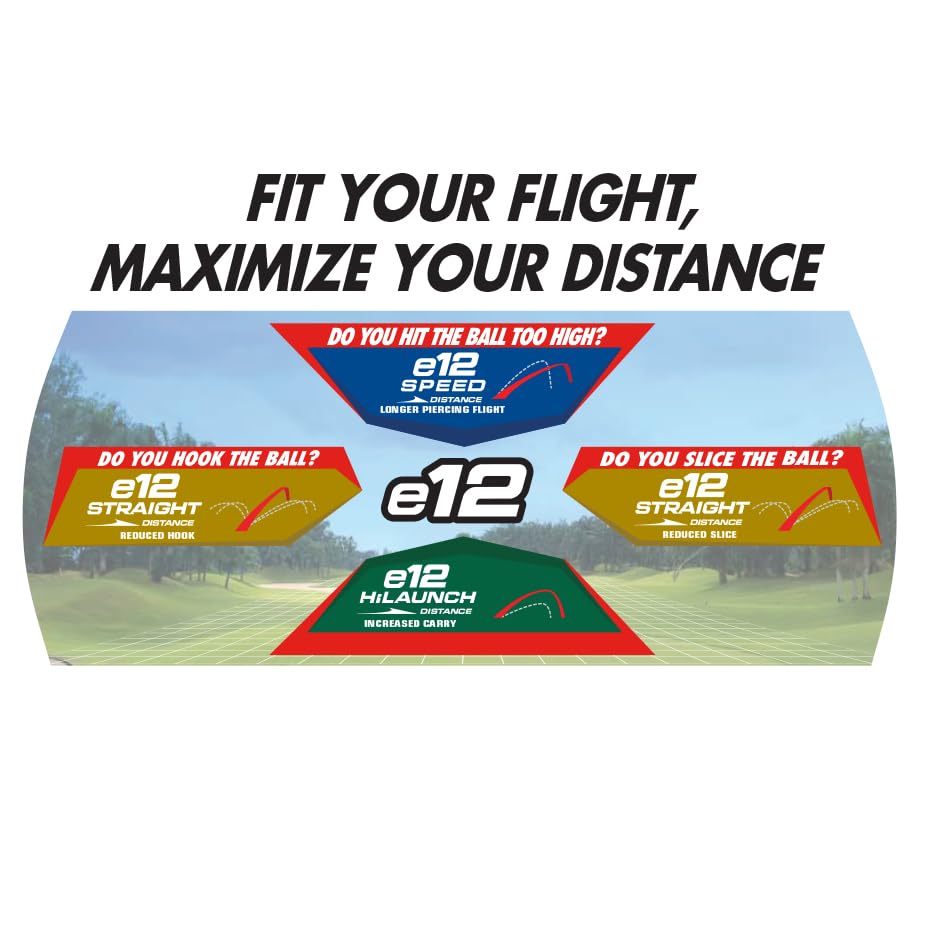 Bridgestone Golf e12 Straight White Double Dozen