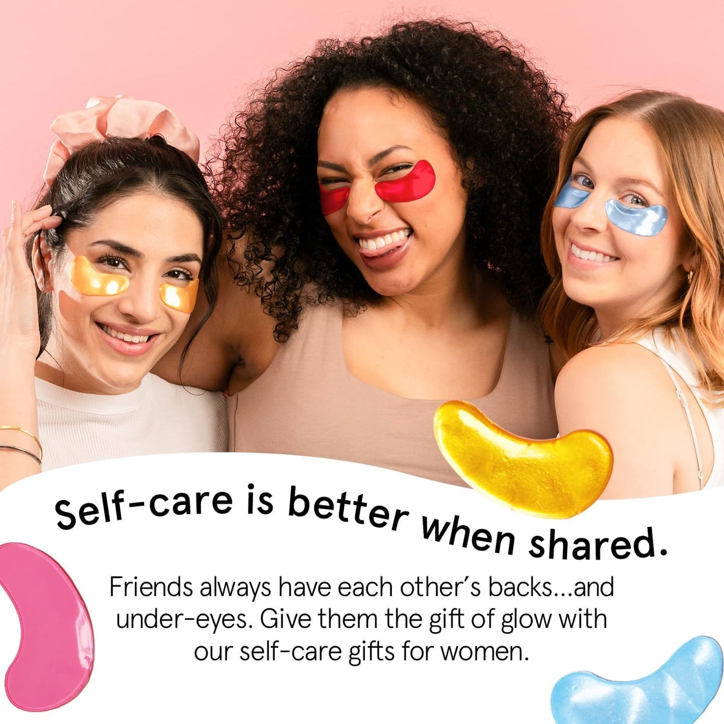 grace & stella Under Eye Patches (12 pairs) Eye Masks for Puffy Eyes and Dark Circles - Valentine Gifts for Women - Gifts for Wife, Bridesmaids, Birthdays, Bachelorette Party, Self Care - Vegan