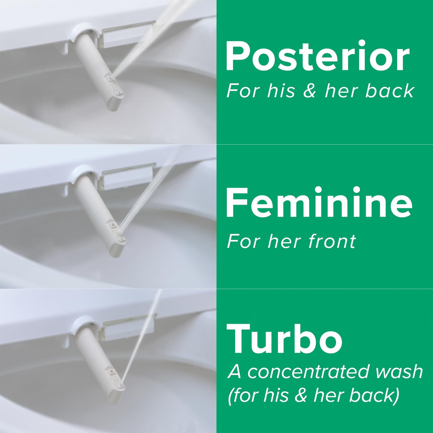 SmartBidet SB-2000WR Electric Bidet Toilet Seat with Heated Seating, Warm Air Dryer, Temperature Control Wash, and Control Panel, Round Seating