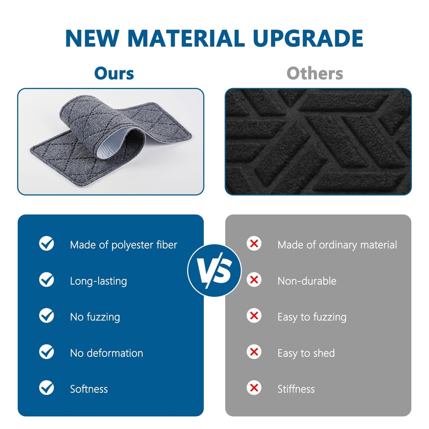 Stair Treads for Wooden Steps Indoor, 8" X 30" Non Slip Carpet Stair Treads with Reusable Adhesive for Kids Elders and Dogs, Surface Polyester TPR Backing Stair Rugs, 4 Pack Stair Rugs Dark Grey