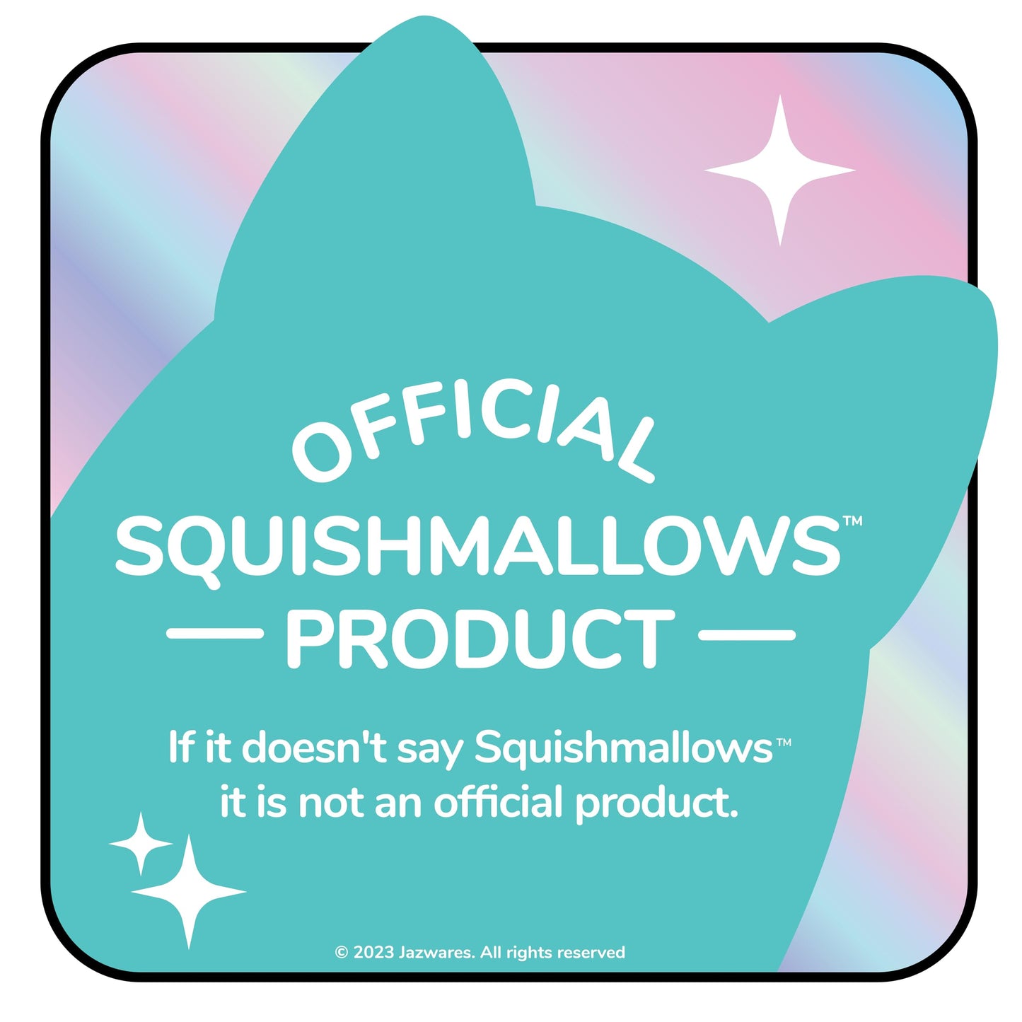 Squishmallows Original 12-Inch Ukee Clown with Teal Hair and Black Bowler Hat - Official Jazwares Plush