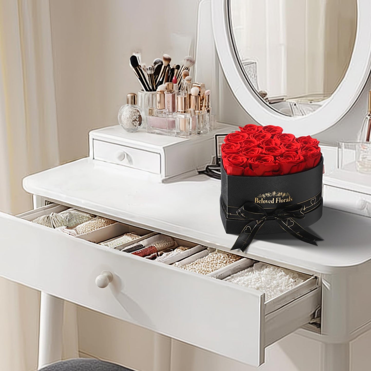 Auoasl 16 Preserved Flowers Rose Birthday Gifts for Women Her Mom Wife Girlfriend Grandma on Valentines Mothers Day Christmas Anniversary Romantic