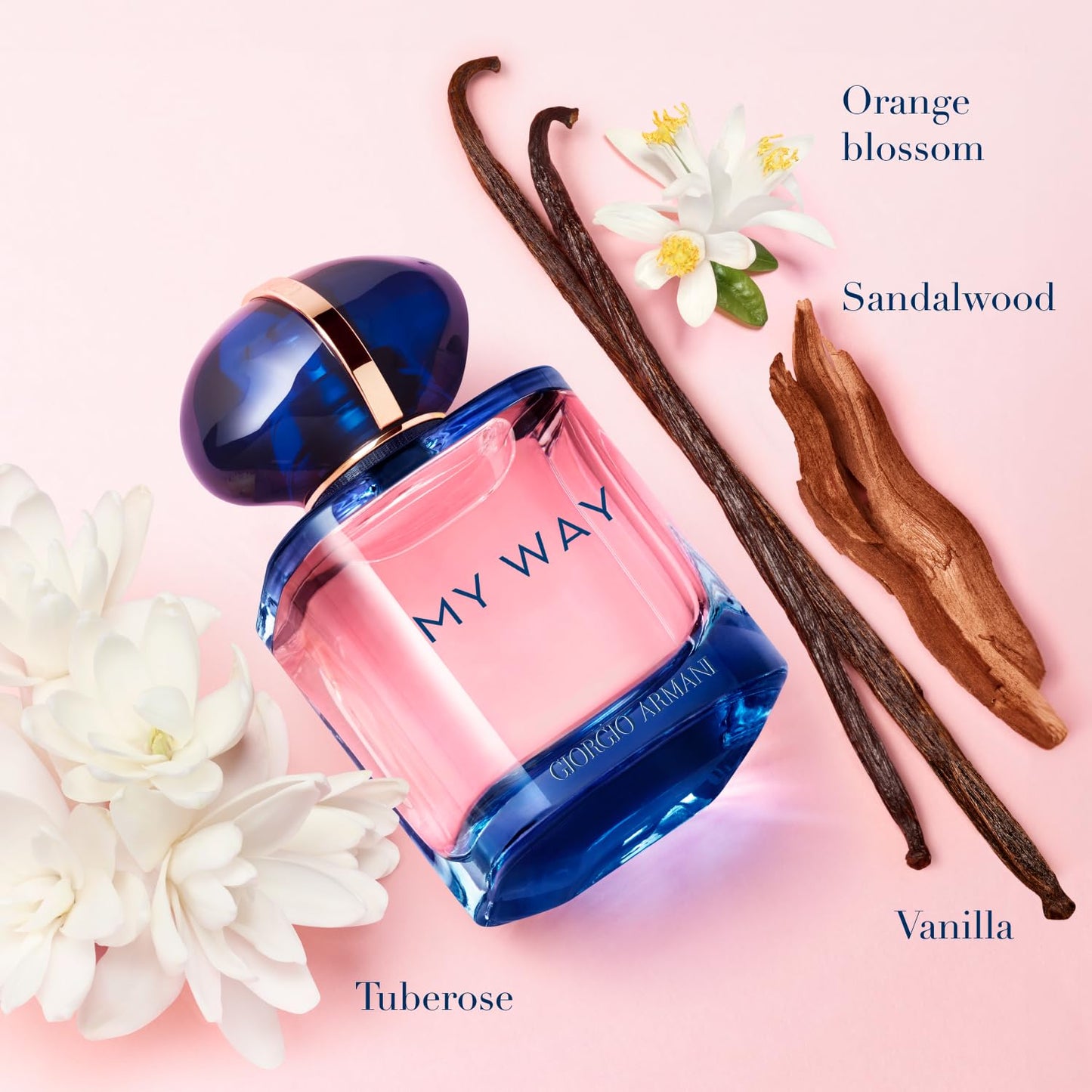 Armani Beauty – My Way Intense – Eau de Parfum – Perfume for Women – Floral Woody & AmberyFragrance – Orange blossom, Tuberose, Sandalwood & Vanilla Notes - 3.0 FL Oz