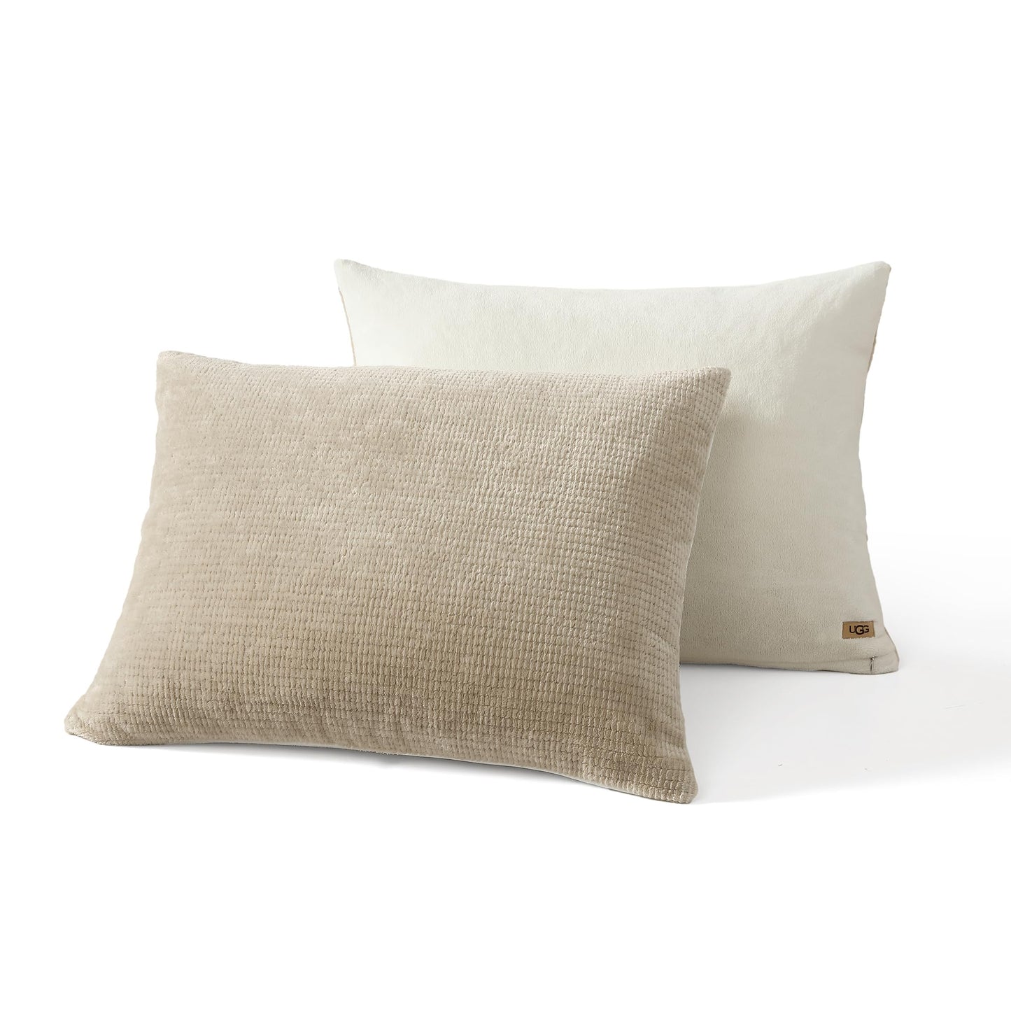 UGG 32540 Remina King-California King 5-Piece Comforter Set Luxurious Comforter and Two Shams with 18 x 18-inch Decorative Throw Pillow and 50 x 60-inch Throw Blanket, King, Birch