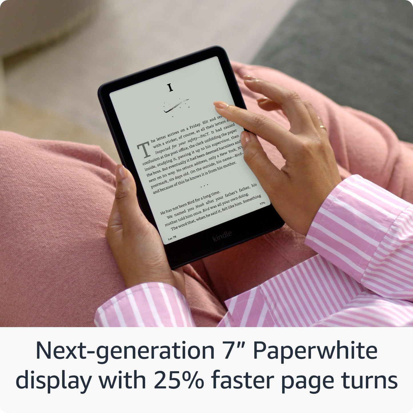Kindle Paperwhite Essentials Bundle including All-new Kindle Paperwhite (16GB) - Jade, Plant-Based Leather Cover - Jade, and Power Adapter