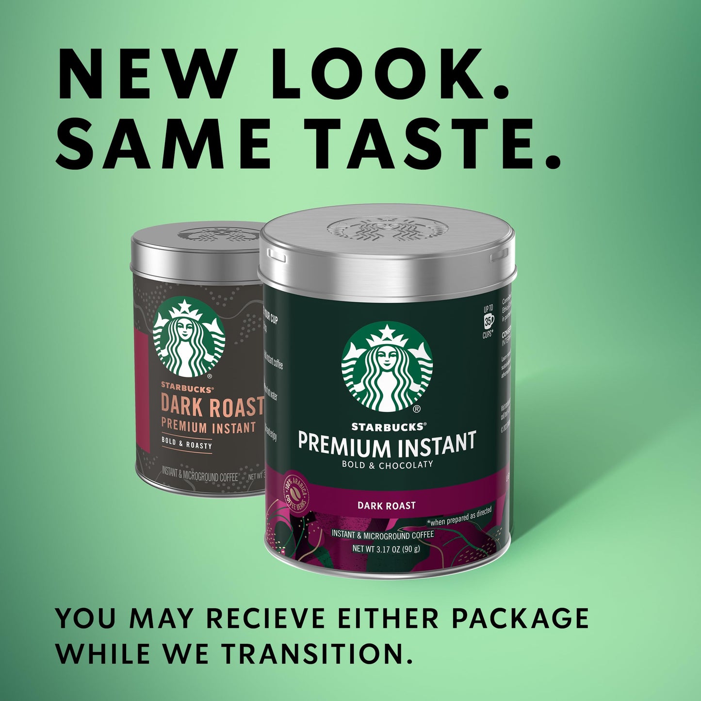Starbucks Premium Instant Coffee, Dark Roast, 100% Arabica Beans, 3 Pack (3.17 Oz Each)