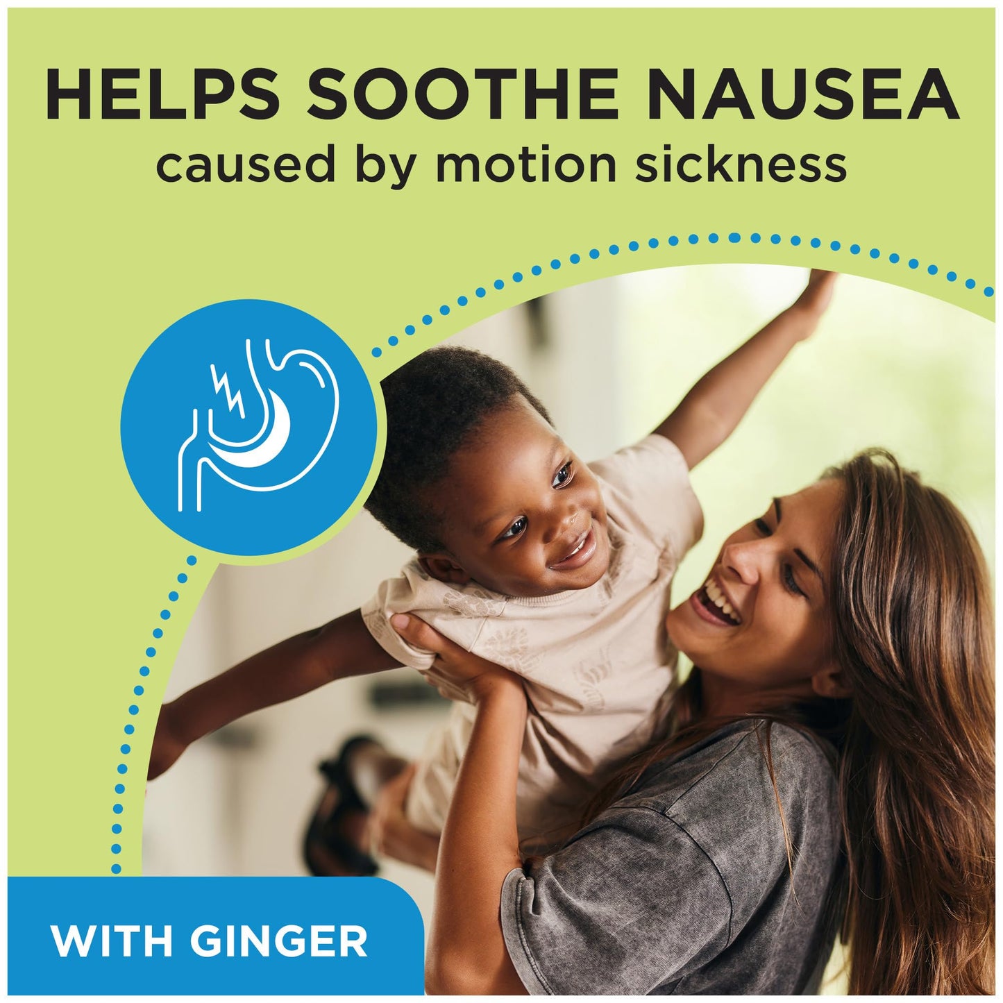 From the Makers of Dramamine, Advanced Herbals, Nausea and Stress Support with Ginger and Ashwagandha, Tropical Fruit and Ginger Flavored Lozenges, 20 Ct