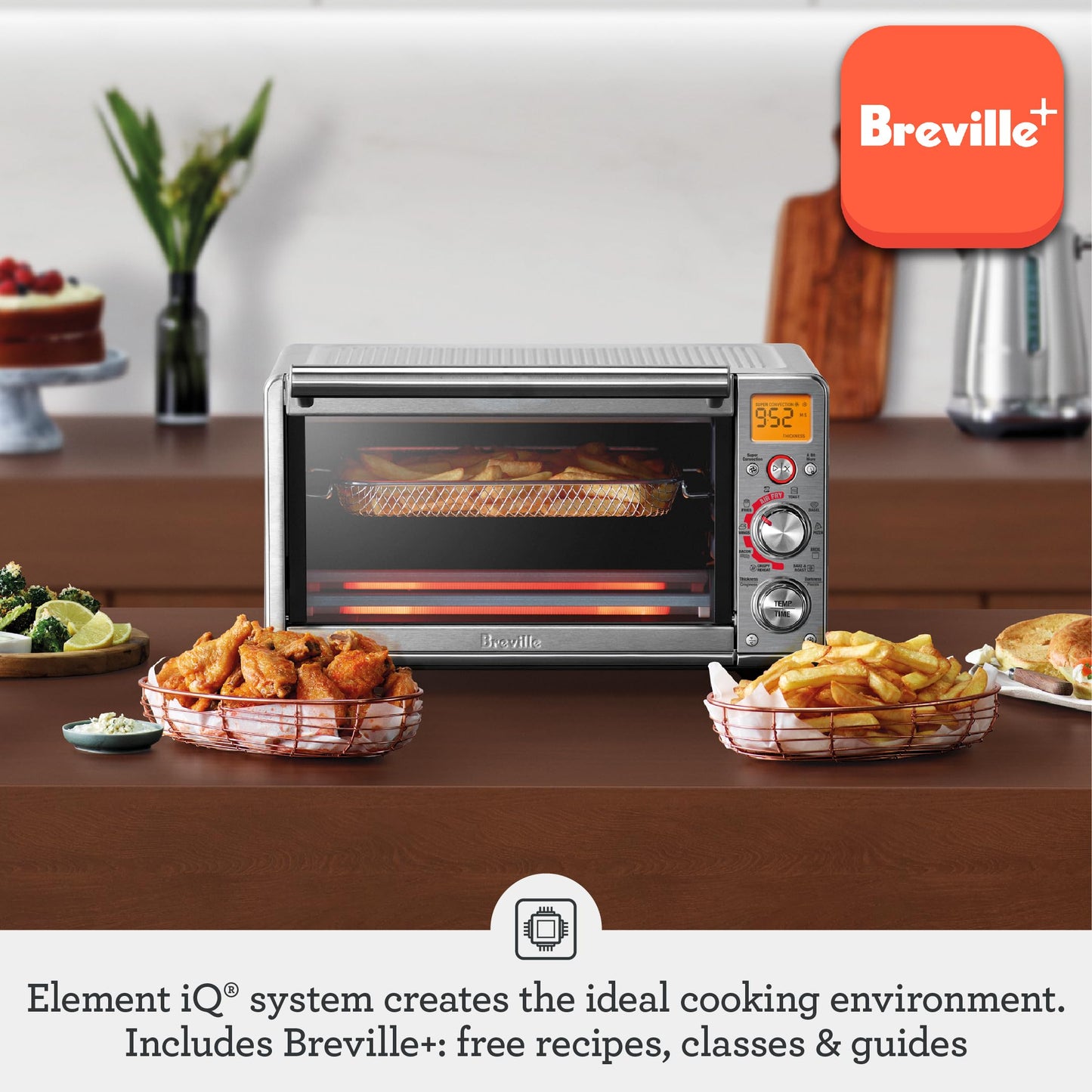 Breville Smart Oven Air Fryer BOV860BSS, Brushed Stainless Steel