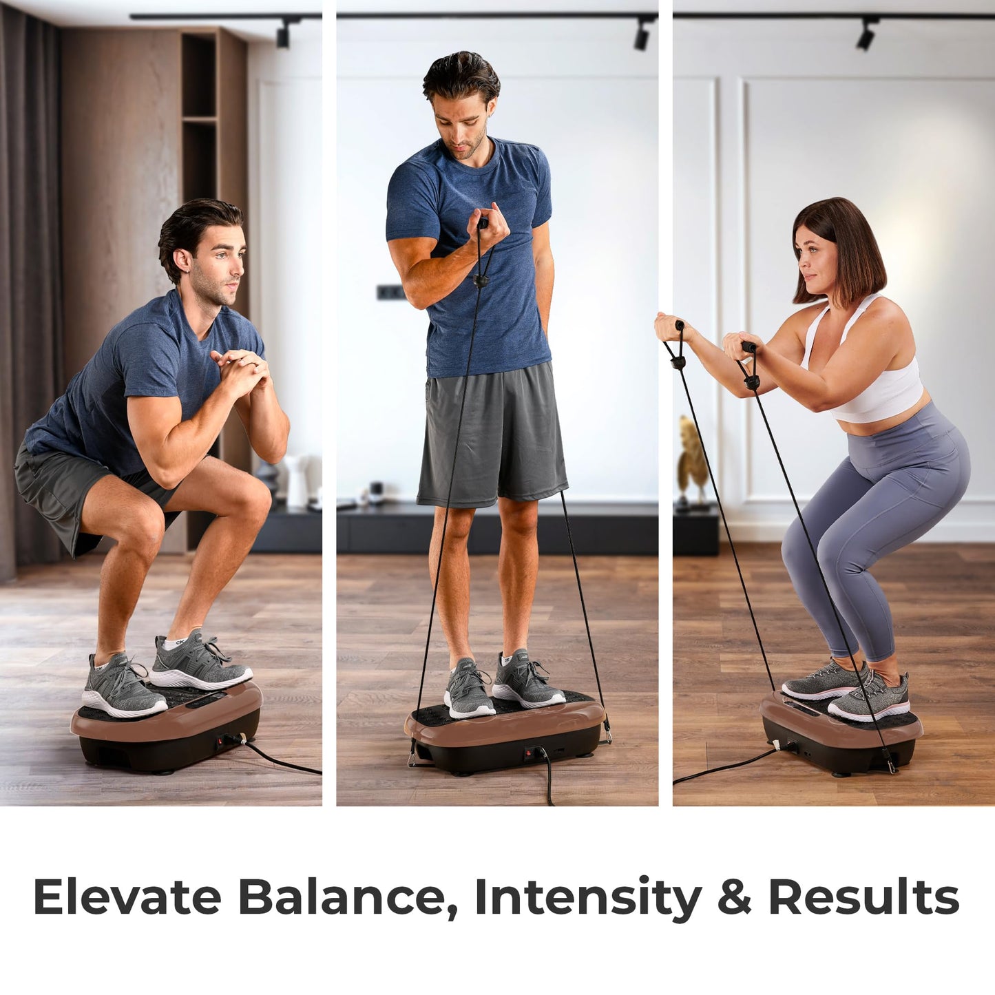 Lifepro Mini Vibration Plate Machine Whole Body Vibrational Platform, Power Plate Vibration Machine Platform