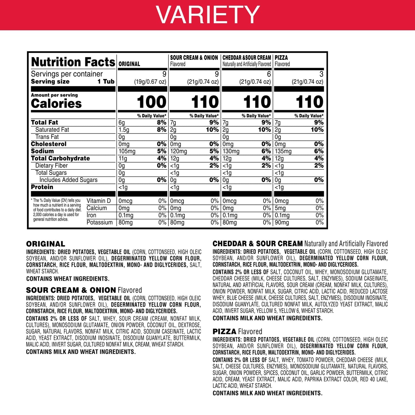 Pringles Potato Crisps Chips, Lunch Snacks, Back to School Snacks, Snack Stacks, Variety Pack (27 Cups)