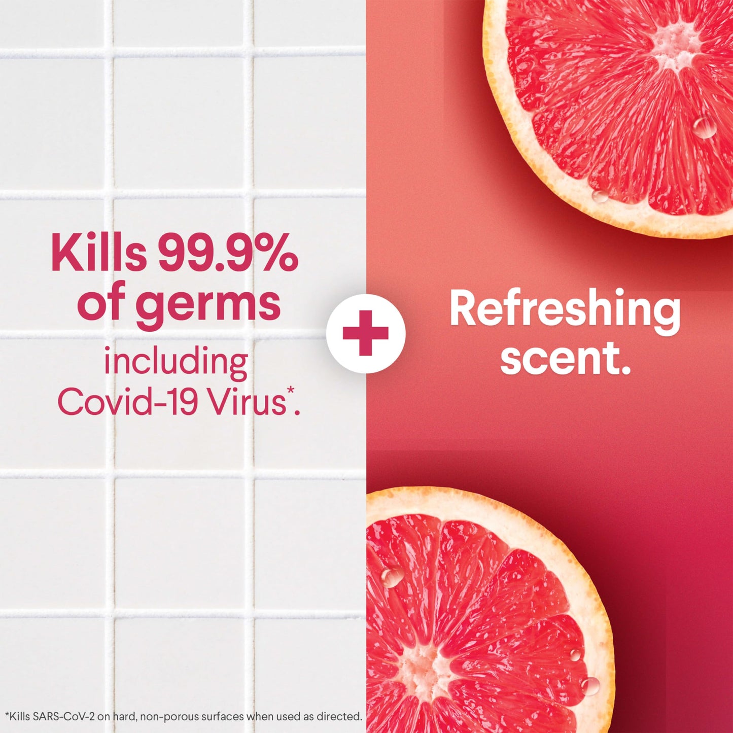 Clorox Scentiva Disinfecting Mist, Grapefruit and Orange Blossom, Refill, 16 Fl Oz Each, Pack of 3