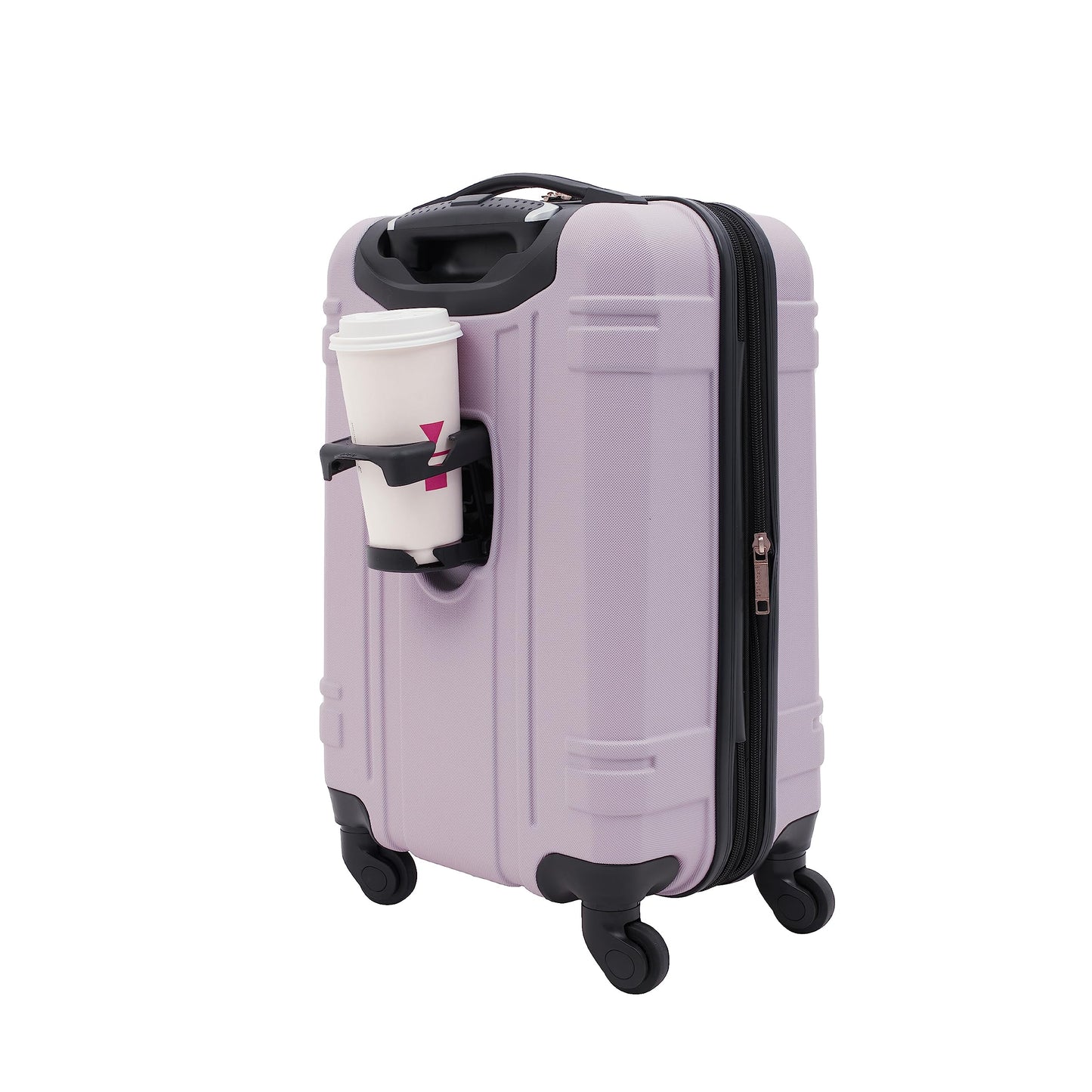 Wrangler Astral Hardside Luggage, Lilac, 20-Inch Carry-On