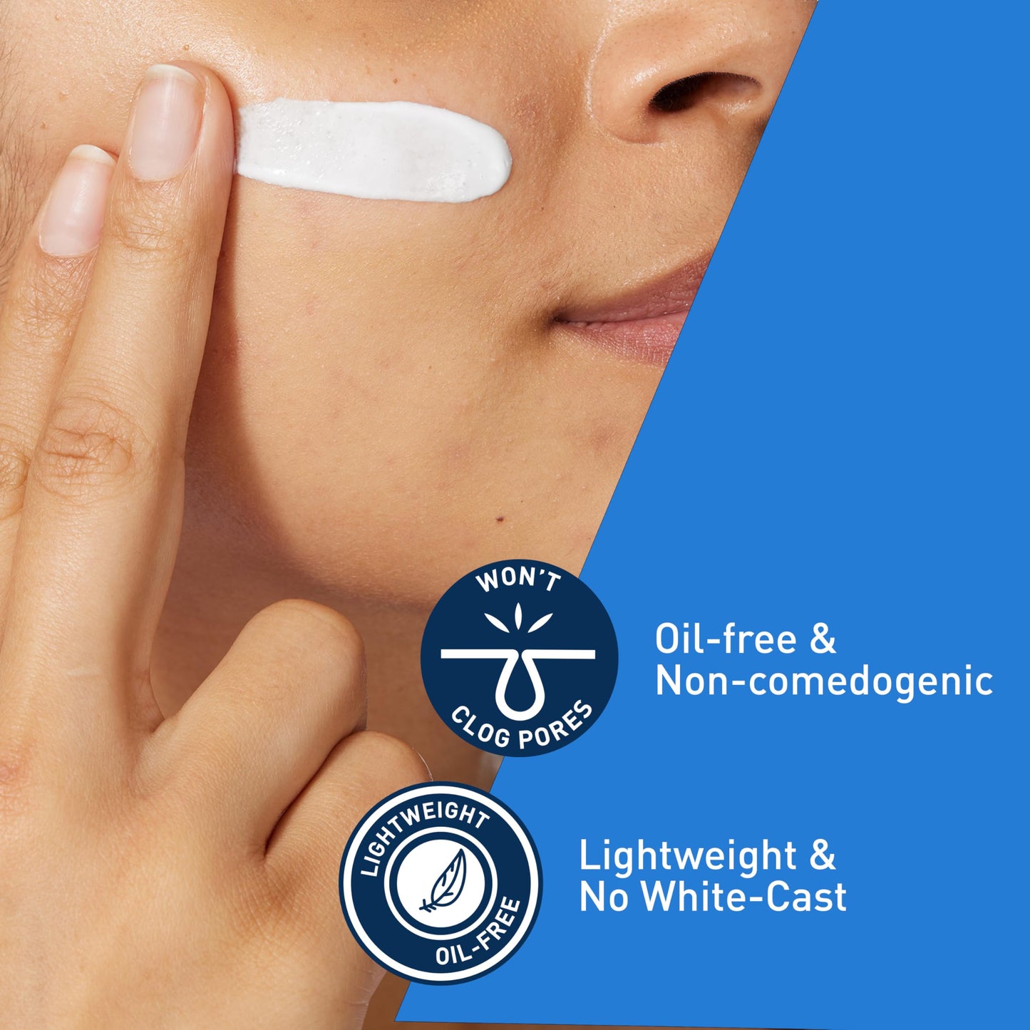 CeraVe Ultra-Light Moisturizing Lotion With SPF 30, Daily Face Moisturizer with SPF, Formulated with Hyaluronic Acid & Ceramides, Broad Spectrum SPF, Oil Free, Matte Finish, 1.7 Ounce