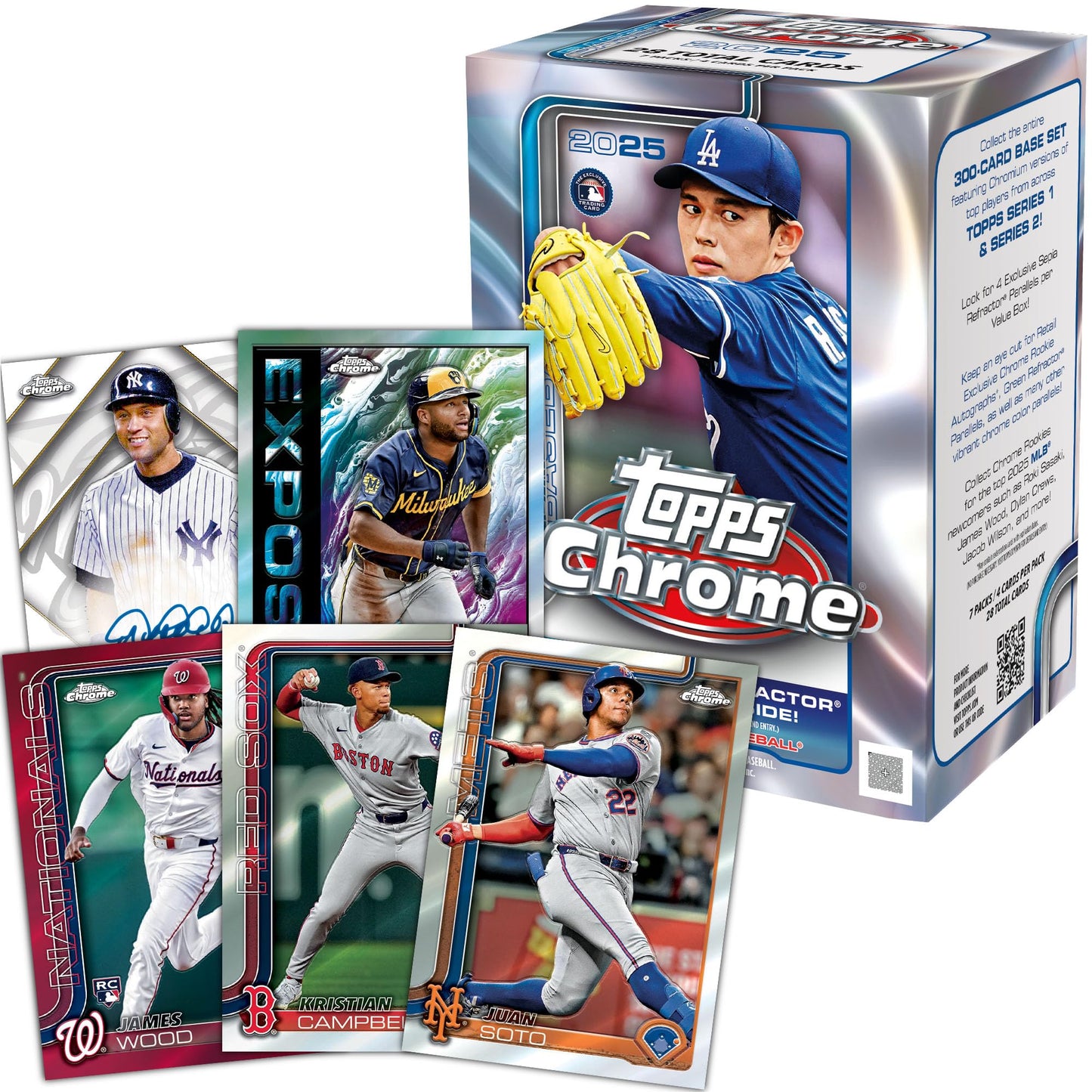 Topps 2025 Chrome Baseball - Factory Sealed - Value Box