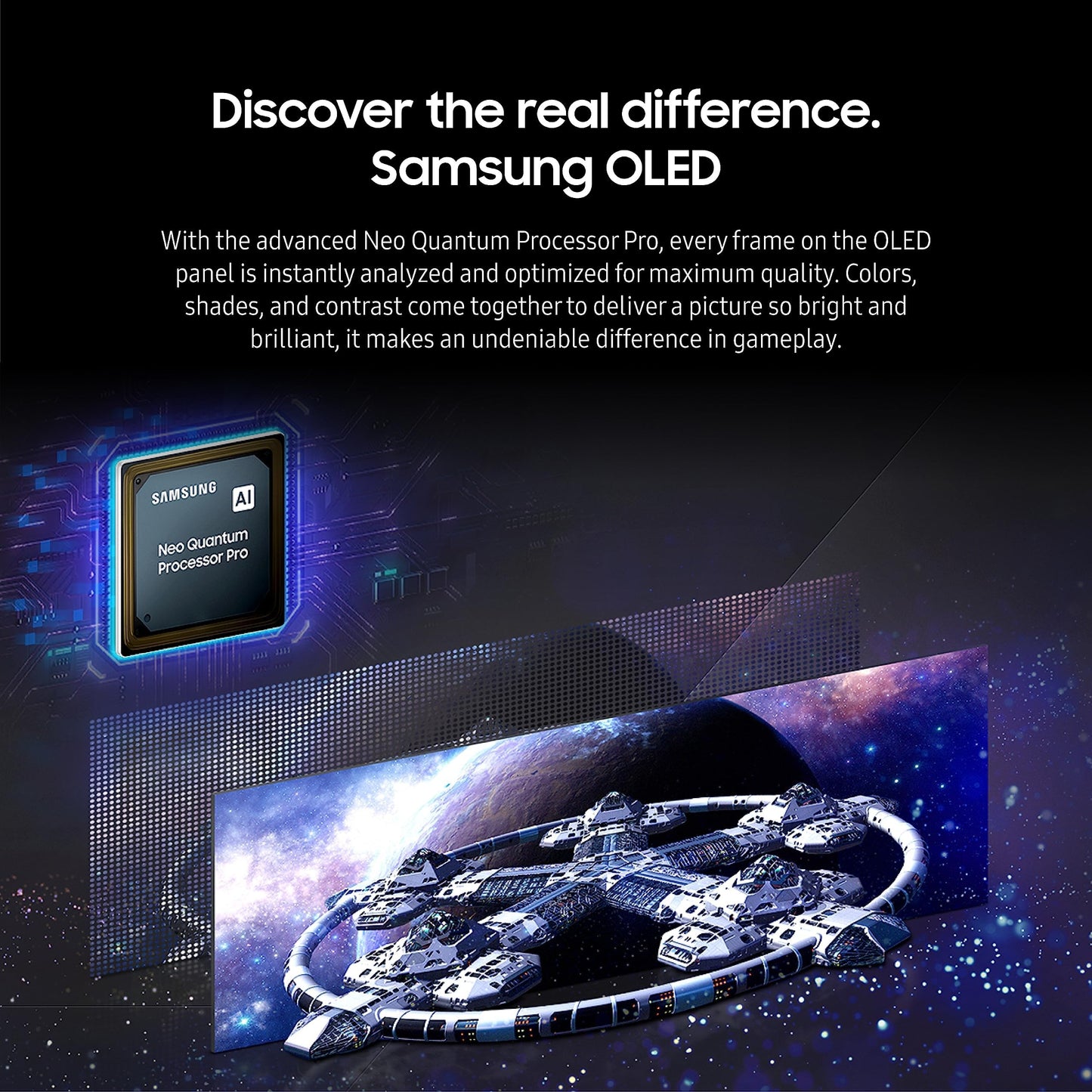 SAMSUNG 49" Odyssey OLED G9 (G95SC) Series Curved Smart Gaming Monitor, 240Hz, 0.03ms, G-Sync Compatible, Dual QHD, Neo Quantum Processor Pro, LS49CG954SNXZA, 2023