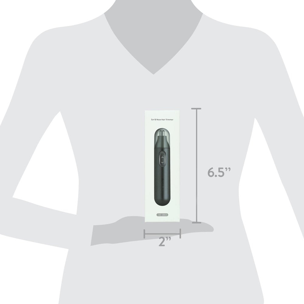 Nose Hair Trimmer, Professional Painless Nose Ear Eyebrow Facial Hair Trimmer for Men Women, Multifunctional Design Nose Hair Trimmer with Washable Removable Cutter Head, Safe and Effective