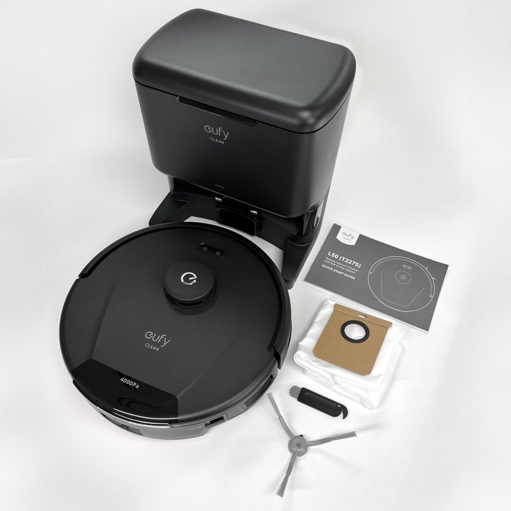 eufy Clean L50 SES with 60 Day Self-Empty Station, Multi-floor Cleaning, Customizable Mapping, T2275Z11, New