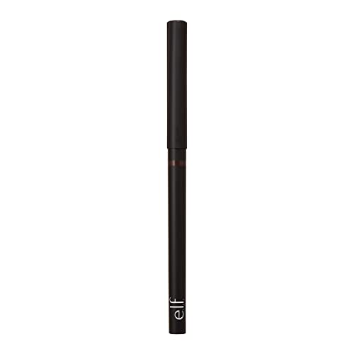 e.l.f., No Budge Retractable Eyeliner, Creamy, Ultra-Pigmented, Long Lasting, Enhances, Defines, Intensifies, Boldens, Brown, All-Day Wear, 0.006 Oz