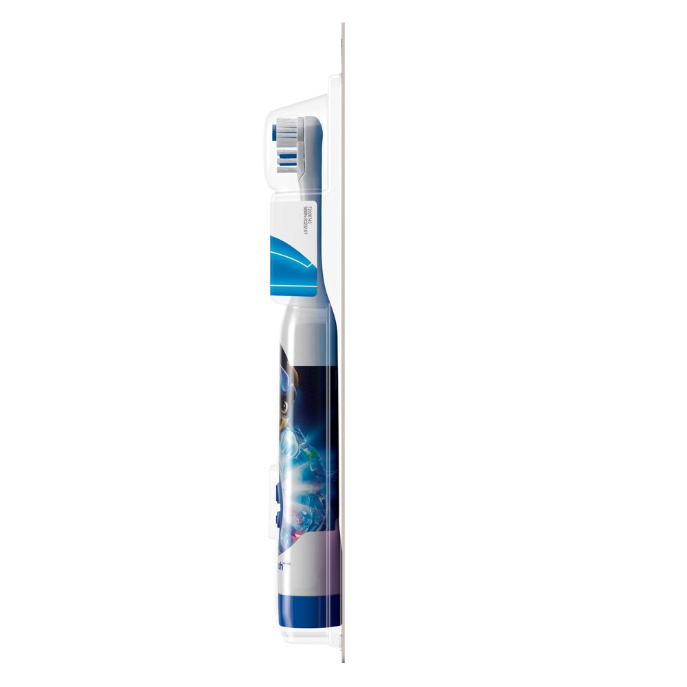 PAW Patrol Kid’s Spinbrush Electric Battery Toothbrush, Soft, 1 ct, Character May Vary