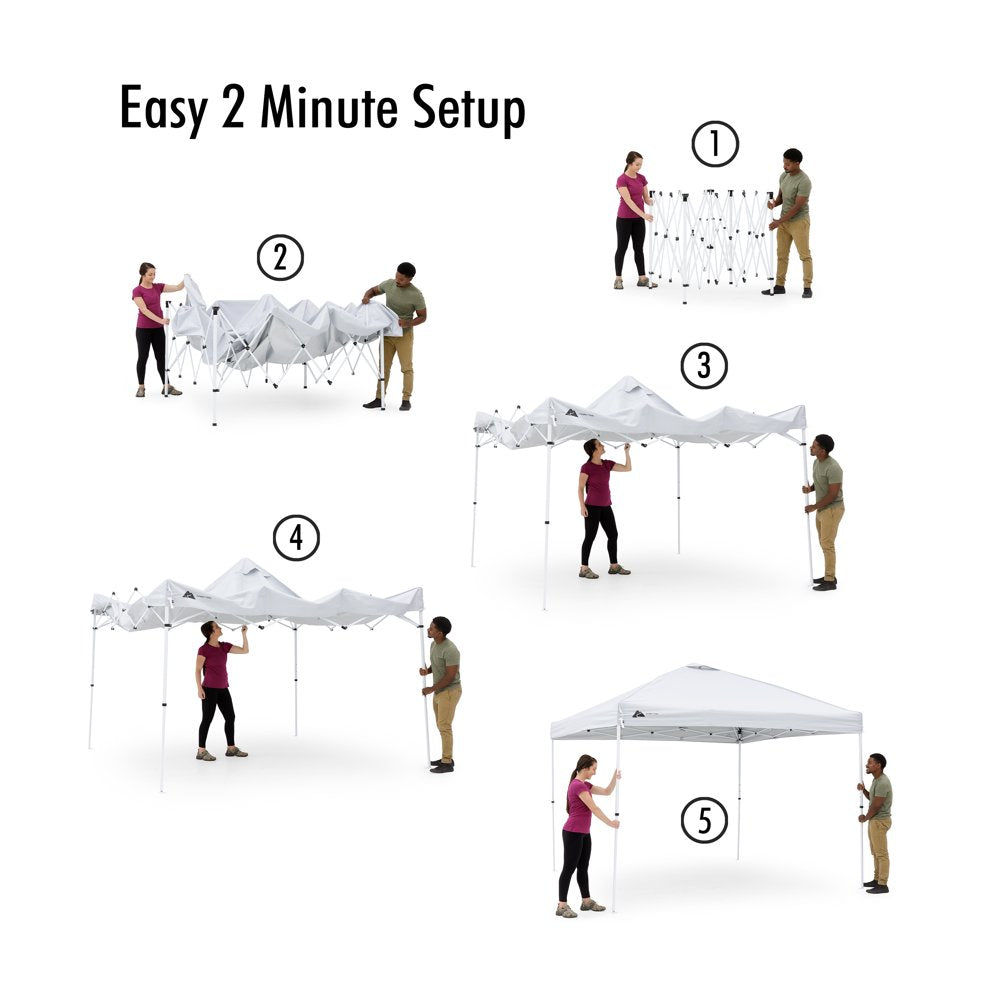 10' x 10' Simple Push® Straight Leg Instant Canopy (100 Sq. ft.)