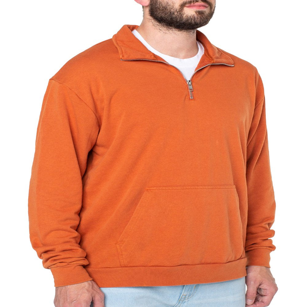 Men’s & Big Men's 1/4 Zip Sweatshirt, Sizes XS-3XL