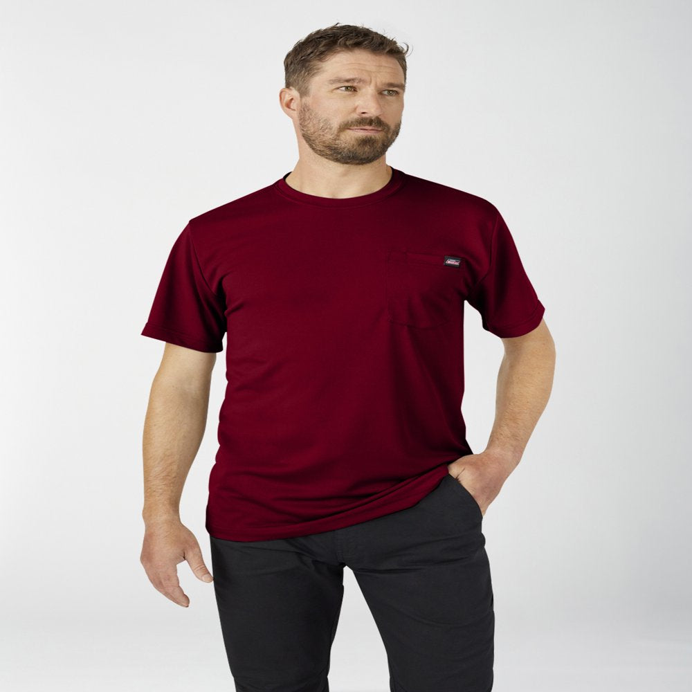 Dickies Short Sleeve Wrap Crew Neck Relaxed Fit T-Shirt (Men's or Men's Big & Tall) 1 Pack