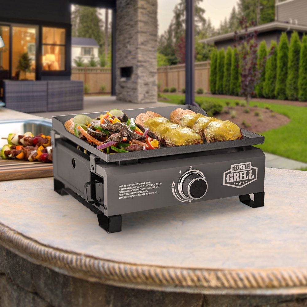 1-Burner Tabletop Propane Gas Griddle