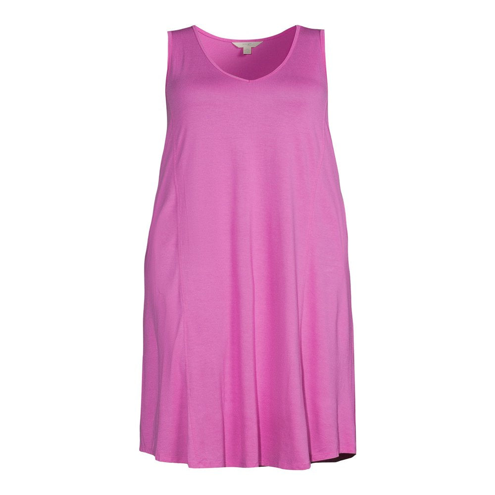 Women'S plus Size Swing Tank Dress