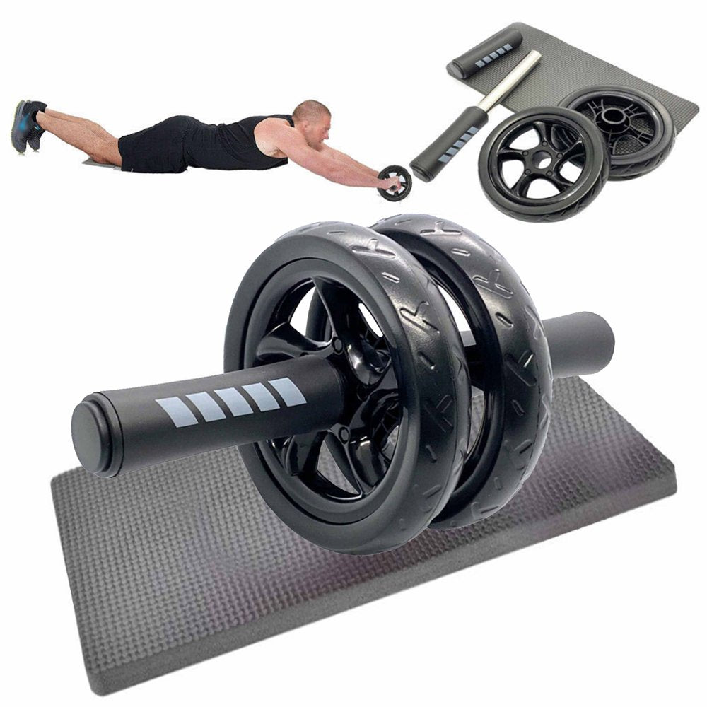 Ab Roller Wheel Abdominal Fitness Gym Exercise Equipment Core Workout ...